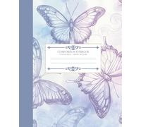 Composition Notebook: Beautiful Butterfly Art Vintage Style Illustration Notebook | Cottage Core Aesthetic Journal for School, College, Work, Office | Wide Lined | College Ruled