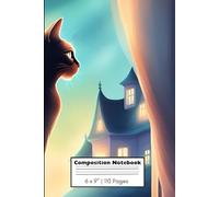 Composition Notebook: Cat Looking out the Window Journal Notebook for Kids, Teens, and Adults | 110 pages, 6 x 9"