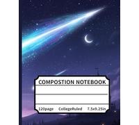 COMPOSITION NOTEBOOK: Celestial Comet & Fantasy Castle