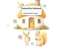 Composition Notebook: Classic Paper with beautiful design and 110 Pages of Wide Ruled Paper for School, Office & Journaling