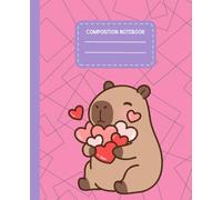 Composition Notebook College Ruled 110 Pages 7.5 x 9.25": Cute Capybara working | Vintage & Coquette | Aesthetic School Supplies | Ruled Note for ... | Everyday Journal | Capybara Gifts for Kids