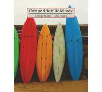 Composition Notebook: College Ruled | 150 Pages | 7.5 x 9.25" | Creative Writing | School Notebook | Writing Journal | Note Taking | Surf Board Design