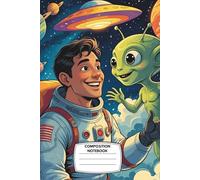 Composition Notebook: College Ruled, 6x9”, 120 Pages - Colorful Space Adventure Cover with Astronauts, Rockets, and Planets - Perfect for Young Explorers, Science Fans, and Creative School Notes