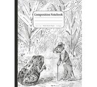 Composition Notebook College Ruled 8.5x11: Timeless Frog and Mouse Illustration | Notebook for School, Work, or Journaling, for Writing, Class Notes, or Personal Projects | Wide Lined