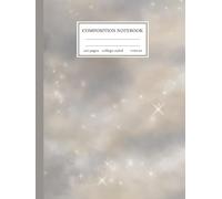 Composition Notebook College Ruled: Aesthetic Cloud Painting Notebook for Students | Artistic Sunset Sky Landscape Design | Beautiful Illustrated Notebook for School | 120 Pages | 8.25 x 11"