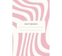 Composition Notebook College Ruled Aesthetic Cute Pastel Pink Retro Vintage Composition Notebook Marble Journal for School, College, Office or Work