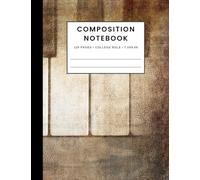 Composition Notebook, College Ruled | Aesthetic Musical Illustration: Journal for College, University, or Work