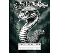 Composition Notebook College Ruled: Altruismo Snake Aesthetic | Smart Gothic Forest Cobra Journal For Teens, Students, Teachers, School or Office Use