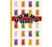 Composition Notebook College Ruled: Cute gummy bears For School, College, Office, Work