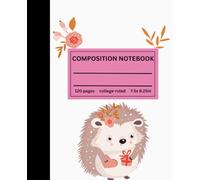 Composition Notebook College Ruled: Cute Pastel Floral Bloom | Cute Study Notebook For Back To School, Office, Work, Journal