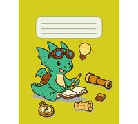 Composition Notebook College Ruled - Dragon Reading: Cute College Notebook. Aesthetic College Ruled Journal for Kids, Teens, and Animal Lovers. Paper ... for School, College, Office, Work. 100 Pages
