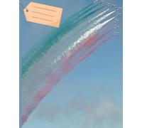 Composition notebook college ruled: Frecce Tricolori, notebook for work and study