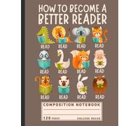 Composition Notebook College Ruled: Fun Reading Quote with Books and Glasses Design - Teacher Appreciation Journal for Bookworms, Students, and Literature Lovers