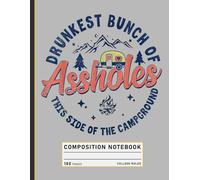 Composition Notebook College Ruled: Funny Camping Crew Quote Design, Outdoor Humor Journal for Campers and RV Adventures