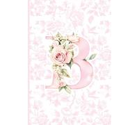 Composition Notebook College Ruled: Initials Name Custom Journaling Notebook Floral B
