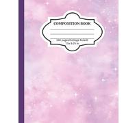 Composition Notebook: College Ruled Notebook, Aesthetic Vibes for Teens- 7.5x9.25 in, 110 pages | Perfect back to school supply, Arts, Math, English Literature and more