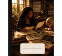 Composition Notebook: College Ruled Notebook for Black Girls | School Composition Book | 7.5 x 9.25 | 100 Pages | History