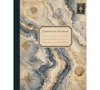 Composition Notebook: College Ruled Notebook, Vintage Blue Marble , Elegant Paris-Inspired Journal | Antique French Design, for School, Work & Everyday Writing