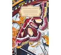 Composition Notebook: College Ruled Notebook with Butterfly Painting / 120 pages / 6" x 9" / Elegant Aesthetic Journal / Matte Hardcover / Gift for students & travellers