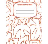 Composition Notebook College Ruled - Orange Doves Edition: 110 Pages | 55 Sheets | Full-Bleed College Ruled with Margin Lines | 7.5 x 9.75 | Bella Strada Studio