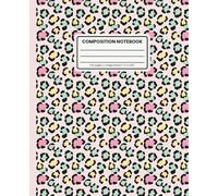 Composition Notebook College Ruled: Pink Leopard Print: Bold Aesthetic Journal for School, Work & Everyday Notes