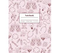 Composition Notebook College Ruled: Science, Medicine, Anatomy Cover Design | Lined Journal for School, College, Office and Work, 7.5x9.25in