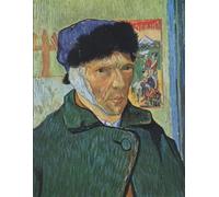 Composition Notebook College Ruled: Self-Portrait with Bandaged Ear by Vincent van Gogh: Aesthetic Fine Art Notebook | 120 Pages, 8.5 x 11 | Wide Lined Journal for School, College, Office & Work