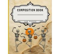Composition Notebook College Ruled: Skelton Aesthetic Vintage illustration | Wildflowers, Mushroom & Butterfly Aesthetic Journal For School, College, ... Gothic Accent Art • 108 Pages • 7.5 × 9.25 in