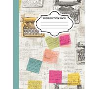 Composition Notebook College Ruled: The Ink & Ideas Edition (Retro Typewriter Series): Bold Retro Typewriter Key Pattern | 110 College-Ruled Pages for Back-to-School, Journaling, or Note-Taking