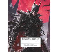 Composition Notebook College Ruled: The Shadow Knight Halloween | Cottagecore Aesthetic Journal for College, School, Office & Work