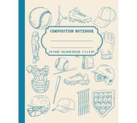 Composition Notebook College Ruled Vintage Baseball: 110 Pages | 7.5 x 9.25 Inches | Creative Learning Notebook For Sport Lovers, Students, and Teachers