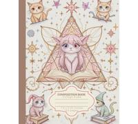 Composition Notebook College Ruled - Vintage Cute Kawaii Cats:: Lined Paper Journal for Girls, Kids, Teens Adults - 7.5" x 9.25" - 120 Pages Preppy ... Pastel Pink Botanical Primary School Book