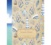 Composition Notebook College Ruled: Vintage Illustration Art | Ocean Life Aesthetic Journal for School, College, Office and Work | Wide Lined