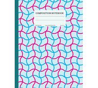 Composition Notebook: Color threads college lined notebook for composition, preparation and assignment | Code1|Size 8.5 x 11 inch | 150 Pages