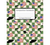 Composition Notebook: Colorful Military Parachute Tanks Airplane Jets Wide-Ruled Lined Paper Journal, 110 Pages, for Kids, Teens and Adults (Composition Notebooks)