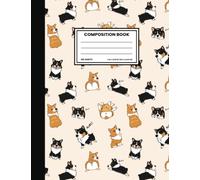 Composition Notebook | Corgi Dogs Moods: College Ruled Lined Paper | Cute Composition Book for Girls Boys Kids Teens Students Back to School, Home Note Taking, Homework Assignments