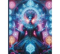 Composition Notebook: Cosmic Circuit Empress Tarot themed Notebook | College Ruled | Journal for planning, study | 7.5 x 9.25 in, 100 Pages