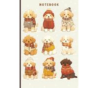 Composition Notebook: Cozy Puppy-Themed, Cute Dog Journal With Adorable Winter Sweater