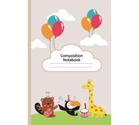 Composition Notebook: Cute Animals Love Music Notebook I 120 pages, 6x9"