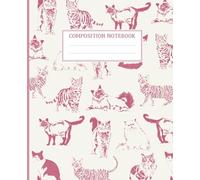Composition Notebook: Cute Contented Cat Design, Part of the Vintage Pets Series, Journal For School, College, Office, Work