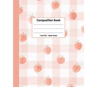 Composition Notebook: Cute Country Apple Gingham Journal Notebook for Kids or Adults- Aesthetic - 110 pages, 7.5 x 9.25 inches - Back to School ... Country, Sweet, Apple, Pink, Pastel, Gingham