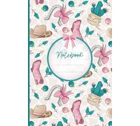 Composition Notebook: Cute Country Style Journal With Boots, Hats, And Cactus Pattern, Western Cowboy Writing