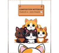 COMPOSITION NOTEBOOK: CUTE KITTEN PRINT JOURNAL