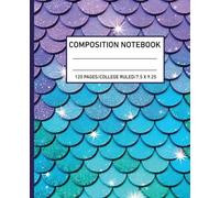 Composition Notebook: Cute Mermaid for Kids, Boys, Girls, Teens and Adults