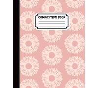 Composition Notebook: Cute Pink Circle Patterns, Blank Lined