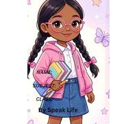 Composition Notebook - Cute School Girl AI Doll Journal for Writing, Notes & School Work: Wide Ruled Lined Notebook for Kids, Students & Back to School | Speak Life Series