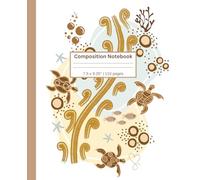Composition Notebook: Cute Under the Sea Journal Notebook for Kids and Adults | 110 pages, 7.5 x 9.25"