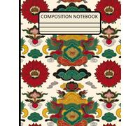 Composition Notebook: Dancheong pattern in oriental tradition, Journal with 120 college Ruled, White Colored Pages