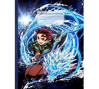 Composition NoteBook: De.mon Slayeer 11 - 8.5x11 Inches - 110 page Wide Blank Lined Workbook Anime Office Supplies For Children Students Teachers Perfect Gift Journal