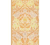 Composition Notebook Dot Grid Paper: A charming vintage botanical pattern with shades of orange, yellow and blue in a geometric style.: Cute Aesthetic ... For College, Students, School, Work, Office.